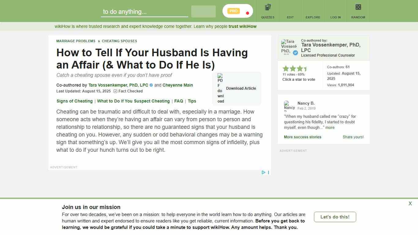 How to Find Out if Your Husband Is Cheating: 12 Common Signs